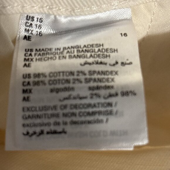 Style & Co Womens 16 Ivory Floral Patches Straight Denim Hi Rise Jeans NEW - Picture 5 of 6